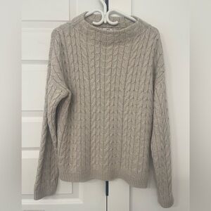 Mango Basics Women's Cable-Knit Sweater (gently used, great condition)